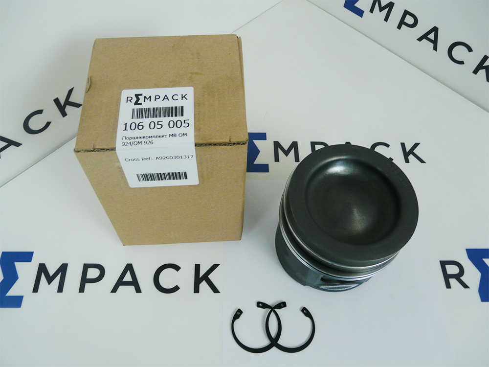 Поршни REMPACK 10605005  106 05 005 (A9260301317) на MB OM924OM926 A9260301317  REMPACK 106 05 005 (Mercedes A9260301317) 